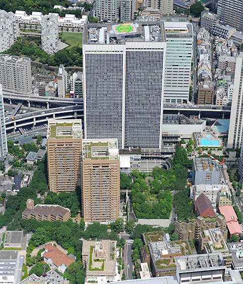空から見た東京